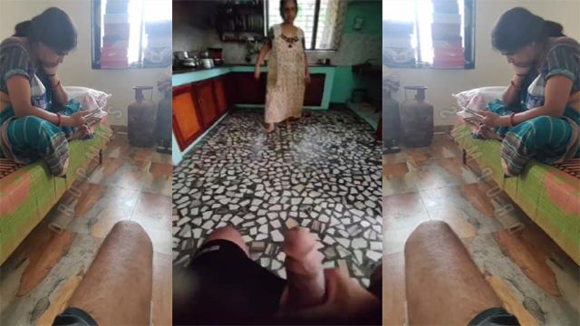 Sexy House Owner Son Masturbating – Infront Of Maid Aunty Latest Sex MMS