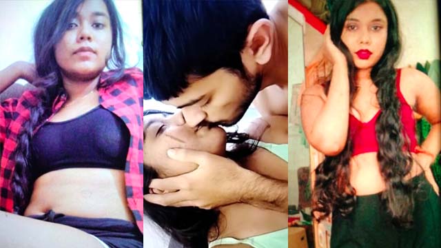 Horny Couple Enjoying Sexy GF Fucking Passionately Giving Bj Mms